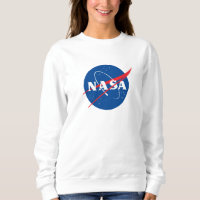 Iconic NASA Women’s Sweatshirt (Rocket White)