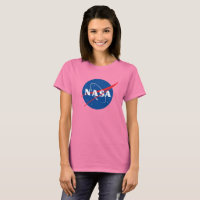 Iconic NASA Women’s T-Shirt (Celestial Pink)