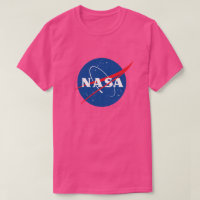 Iconic NASA Women’s T-Shirt (Sunset Pink)