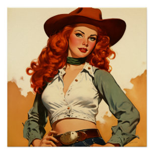  Iconic Old West Elegance: Wild West Whispers Poster