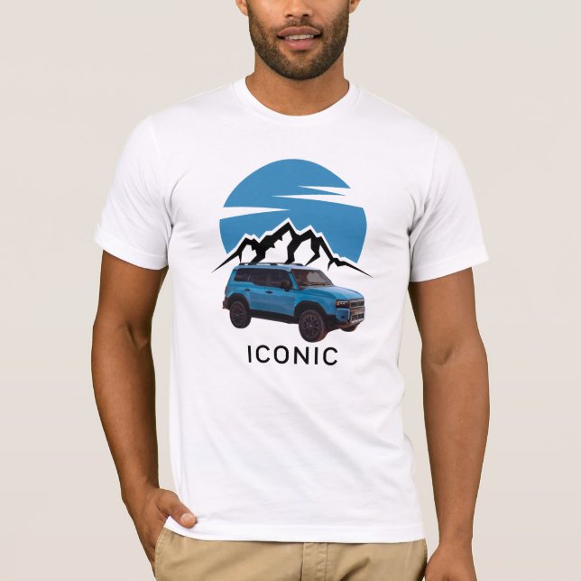 Iconic Outdoor Offroad Vehicle Retro Design T-Shirt (Front)