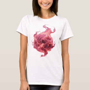 Iconic Pink ABSTRACT ART Statement Design T-Shirt