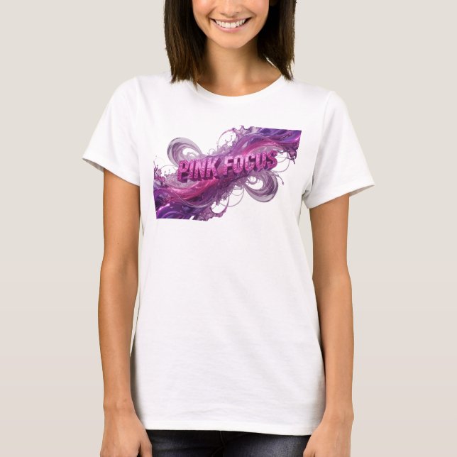 Iconic Purple PINK FOCUS Shirt Design (Front)