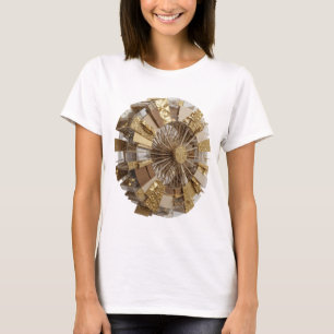 Iconic Silver ABSTRACT ART Modern Design T-Shirt