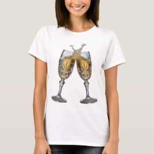 Iconic Silver CHEERS TO GOOD HEALTH Print T-Shirt