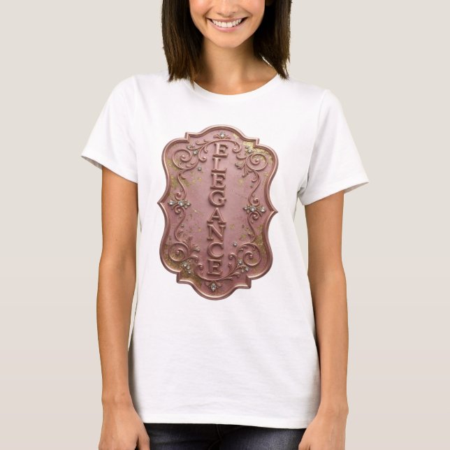 Iconic Silver ELEGANCE Shirt Design (Front)