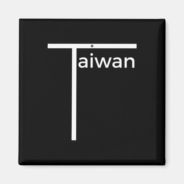 Iconic Taiwan Badminton Team Inspired Funny Flag D Magnet (Front)