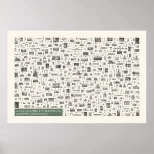 Iconography - Architecture Figures Poster