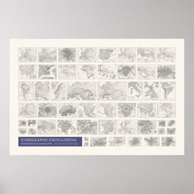 Iconography - Geography & Planography Poster (Front)
