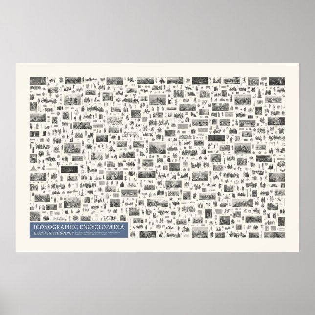 Iconography - History & Ethnology Figures Poster (Front)