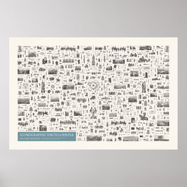 Iconography - Military Sciences Figures Poster (Front)