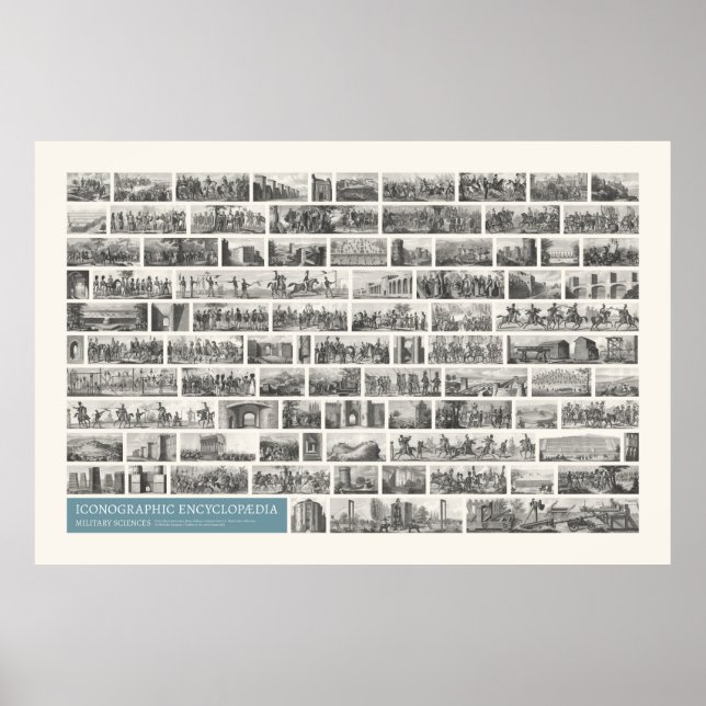 Iconography - Military Sciences Scenes Poster (Front)