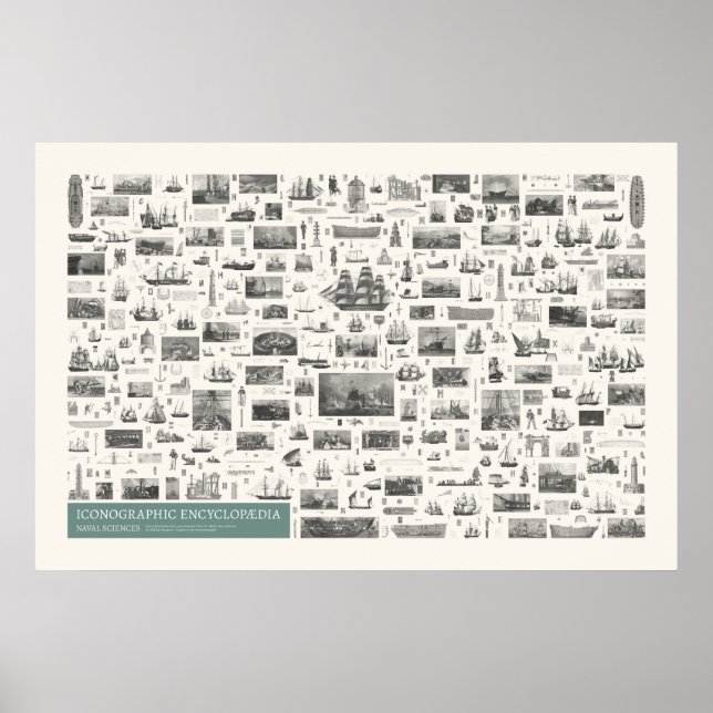 Iconography - Naval Sciences Figures Poster (Front)