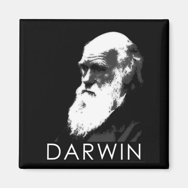 Icons of Science: Darwin Magnet (Front)