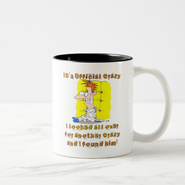 ICrazy Two-Tone Coffee Mug (Right)