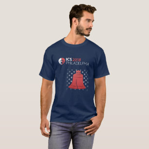 ICS 2018 Philadelphia Men's T-Shirt, Navy Blue T-Shirt