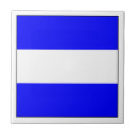 ICS Flag J Tile<br><div class="desc">Display this maritime flag for ICS Flag Letter.</div>