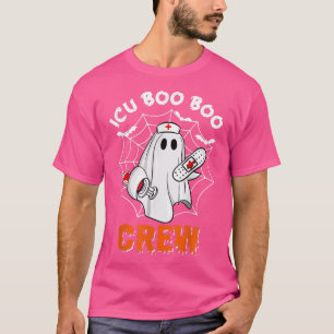ICU Boo Boo Crew Intensive Care Unit Nurse Hallowe T-Shirt