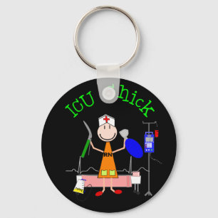 ICU Chick (Nurse) Key Ring