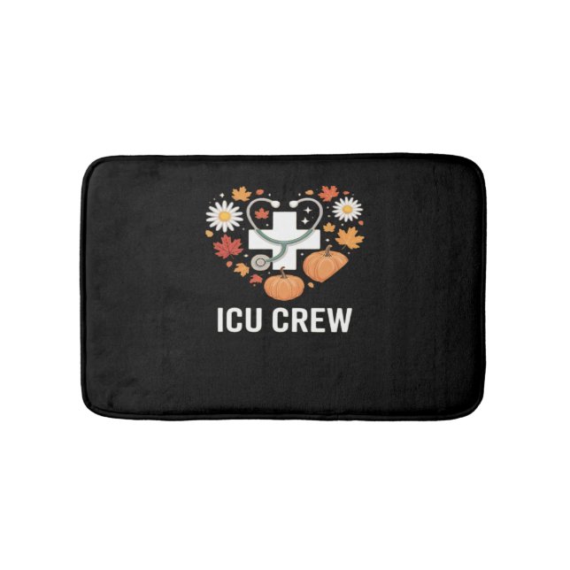 icu crew Classic T-Shirt Bath Mat (Front)