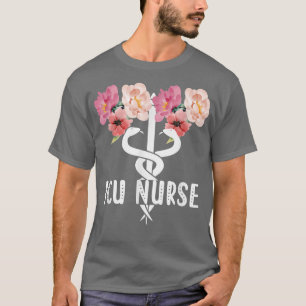ICU Nurse Caduceus Intensive Care Unit ICU Nursing T-Shirt