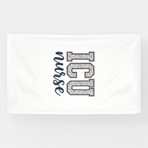 ICU Nurse Floral Varsity Shirt Design_1 Banner