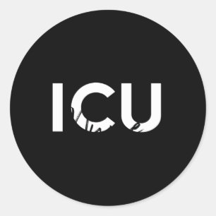 Icu Nurse Intensive Care Unit Classic Round Sticker