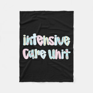 Icu nurse intensive care unit nurse nursing fleece blanket