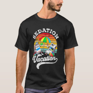 ICU Nurse Sedation Vacation Emergency Medicine ER T-Shirt