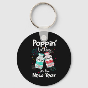 Icu Nurses New Year Eve 2025 Pn Bottles Cu Er Nurs Key Ring