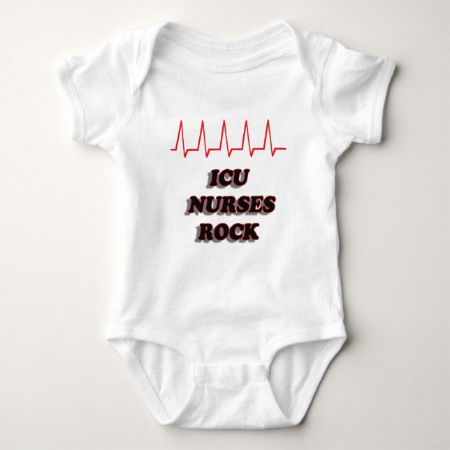 ICU NURSES ROCK BABY BODYSUIT (Front)
