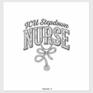 ICU Stepdown Nurse Vintage Floral Stethoscope Shir
