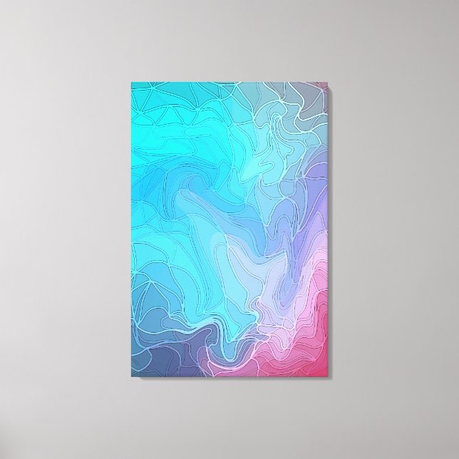 Icy Artefacts Canvas Print (Front)