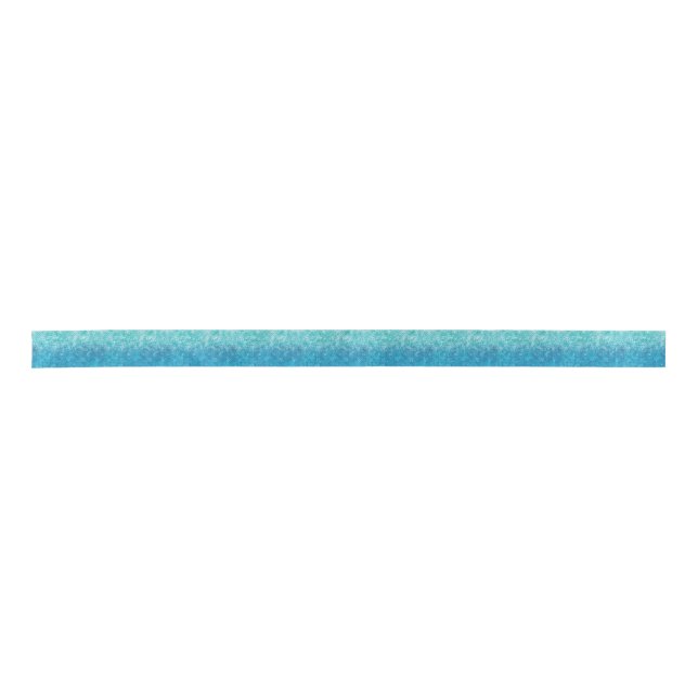 Icy Blue and Teal Satin Ribbon (Front)