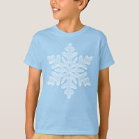 Icy Blue Frozen Snowflake Frosty Winter Christmas