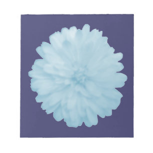 Icy Blue Marigold Notepad