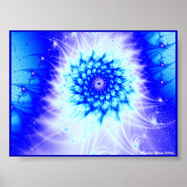 Icy Blue Poster (Front)