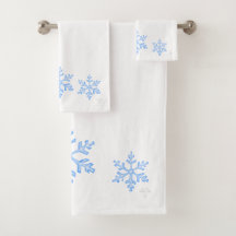 Icy Blue Snowflake Trio Elegany Winter Airbrush