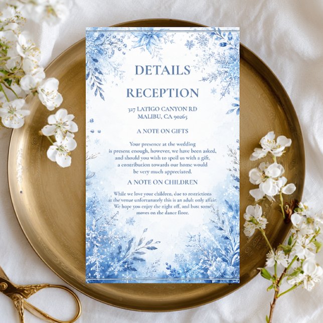 Icy Botanicals Beneath Crystal Enclosure Card (Creator Uploaded)