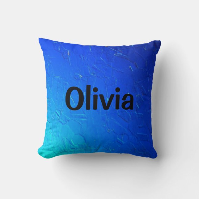 Icy dark blue cushion (Front)