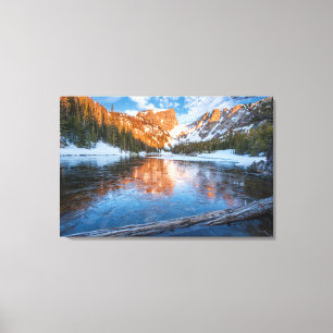 Icy Dream Lake Canvas Print