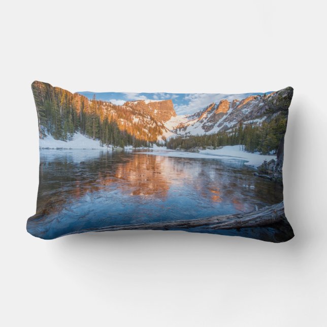 Icy Dream Lake Lumbar Cushion (Front)