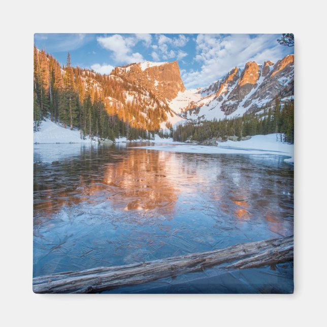 Icy Dream Lake Magnet (Front)