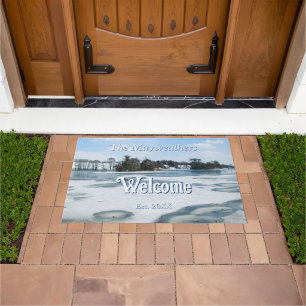 Icy English Lake - Personalised Doormat
