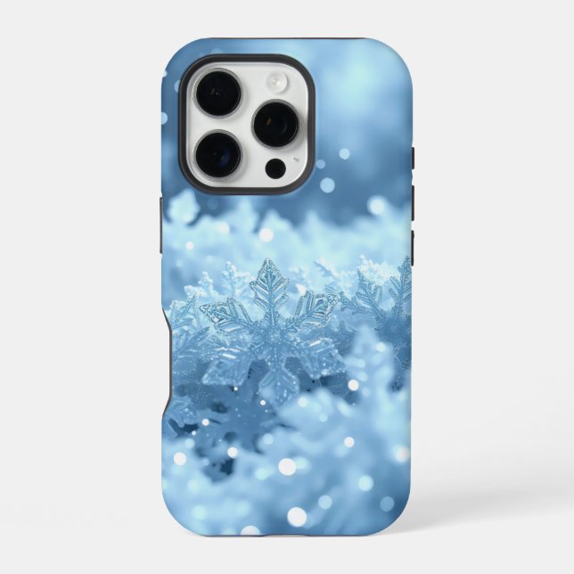 icy fractals iPhone case (Back)