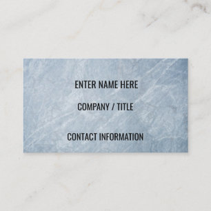 Icy Grey Marble Business Card