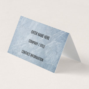 Icy Grey Marble Business Card