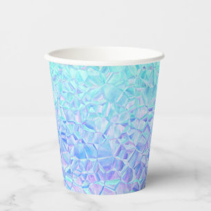 icy iridescence : paper cups