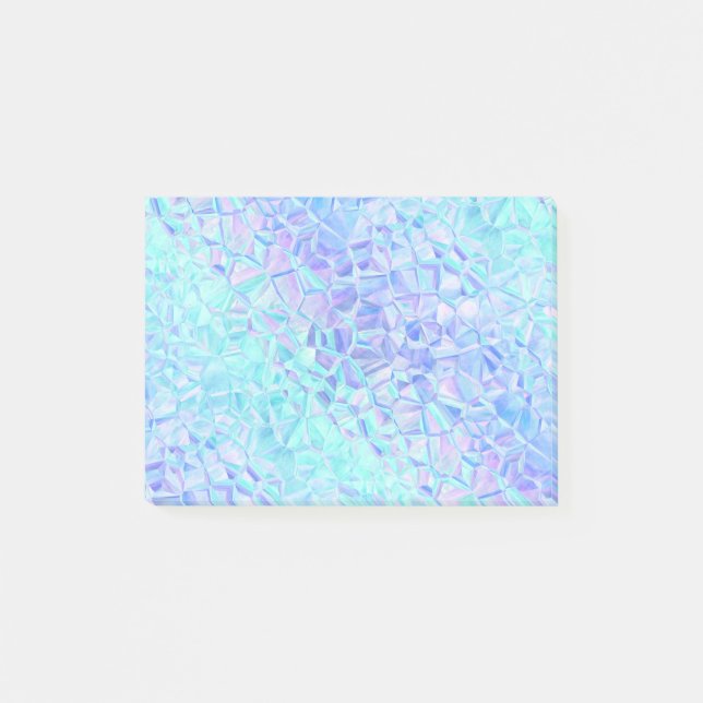 icy iridescence : post-it notes (Front)