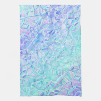 icy iridescence : tea towel